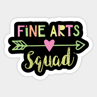 Fine Arts Squad Sticker